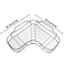 Rustproof Corner Shower Caddy Triangular Rack Bathroom Storage Shelf Organizer With NoDrill Adhesi 7