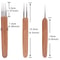 DIY Crochet Needle Hook With Bamboo Handle Dread Knit Hair Braiding Tool Set 4