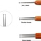 DIY Crochet Needle Hook With Bamboo Handle Dread Knit Hair Braiding Tool Set 5