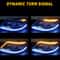 Slim Amber Sequential Flexible LED DRL Turn Signal Strip For Headlight 5
