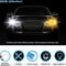 Slim Amber Sequential Flexible LED DRL Turn Signal Strip For Headlight 7