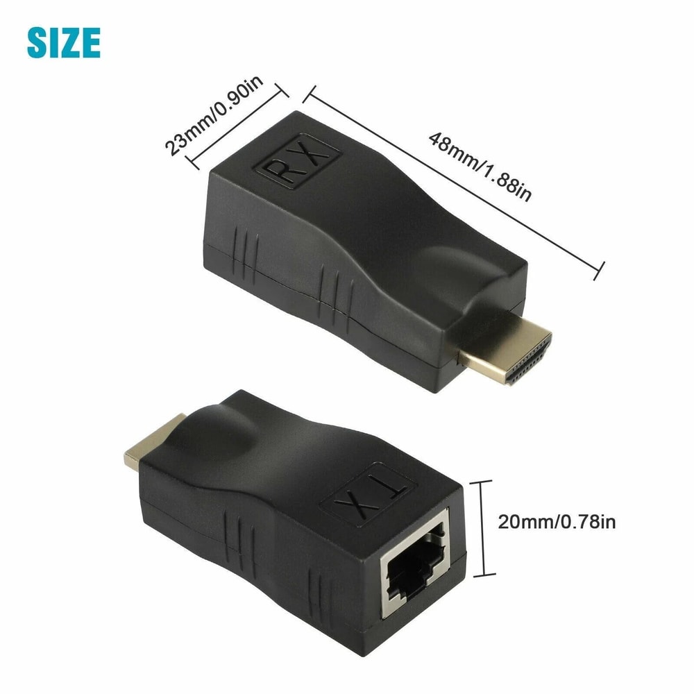 HDMI Extender Over LAN Ethernet Adapter For Network 2