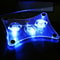 USB Cooler Cooling Pad With LED Light Radiator For Laptop Cooling Stand 4