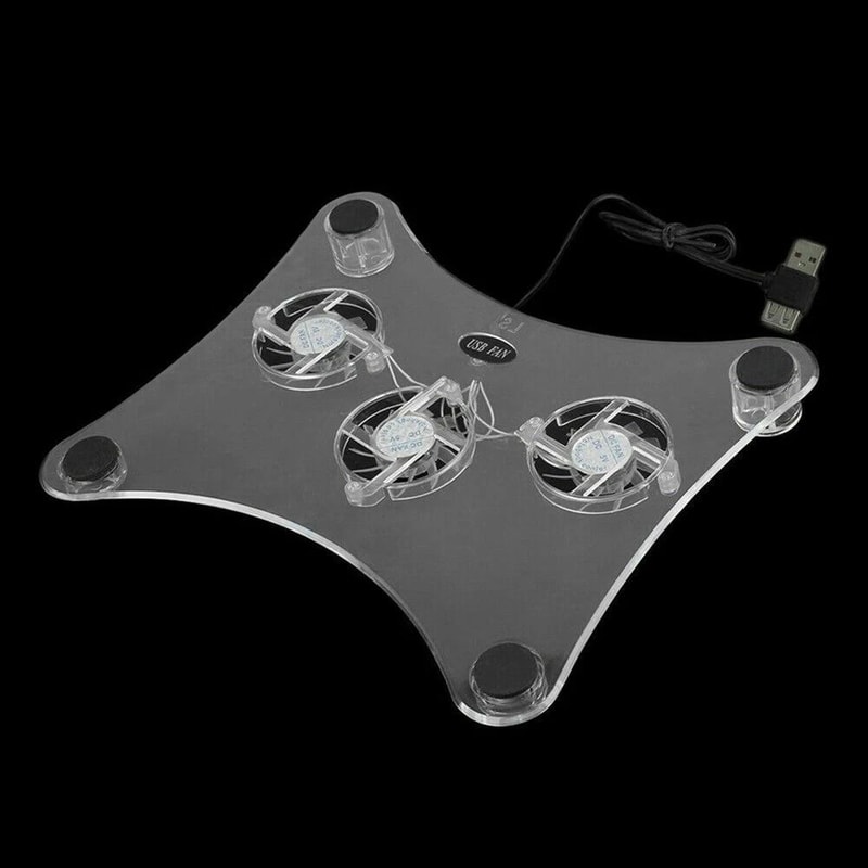 USB Cooler Cooling Pad With LED Light Radiator For Laptop Cooling Stand 6