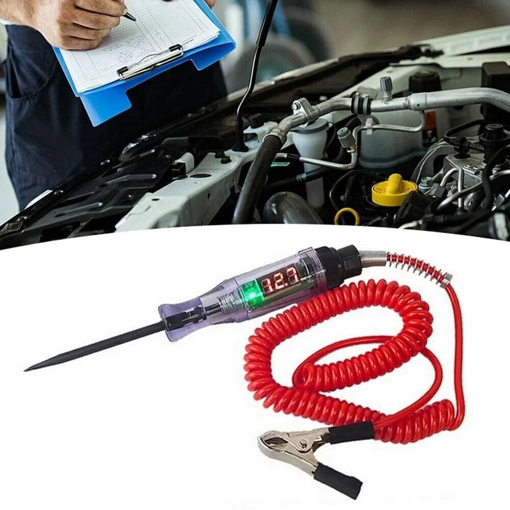 Digital Electric Voltage Circuit Tester For Automotive Truck Car Test Light Reliable Easy Use 10