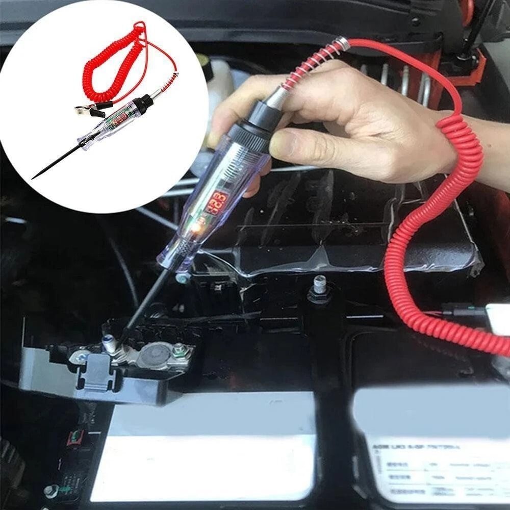 Digital Electric Voltage Circuit Tester For Automotive Truck Car Test Light Reliable Easy Use 7