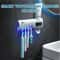 UV Light Sterilizer Toothbrush Holder Automatic Toothpaste Dispenser 1