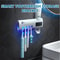 UV Light Sterilizer Toothbrush Holder Automatic Toothpaste Dispenser 1