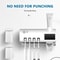 UV Light Sterilizer Toothbrush Holder Automatic Toothpaste Dispenser 2