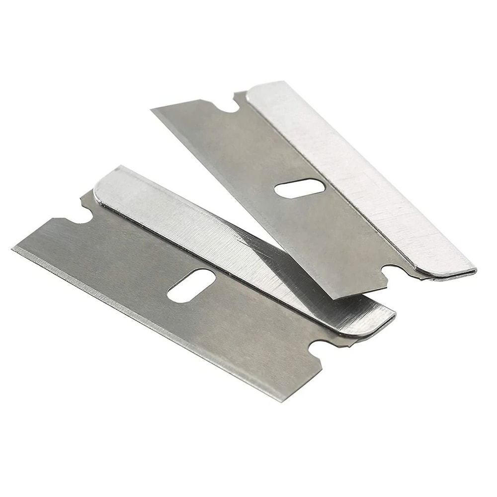 Premium Blades Single Edge Extra Sharp Heat Treated Safety Knife Scrapers 9