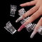 Nail Tips Clips Quick Poly Builder Gel DIY Extension Clamp Clips 0
