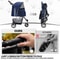 Blue Foldable Pet Stroller For Small Medium Dogs Portable Carrier With Sunshade 4