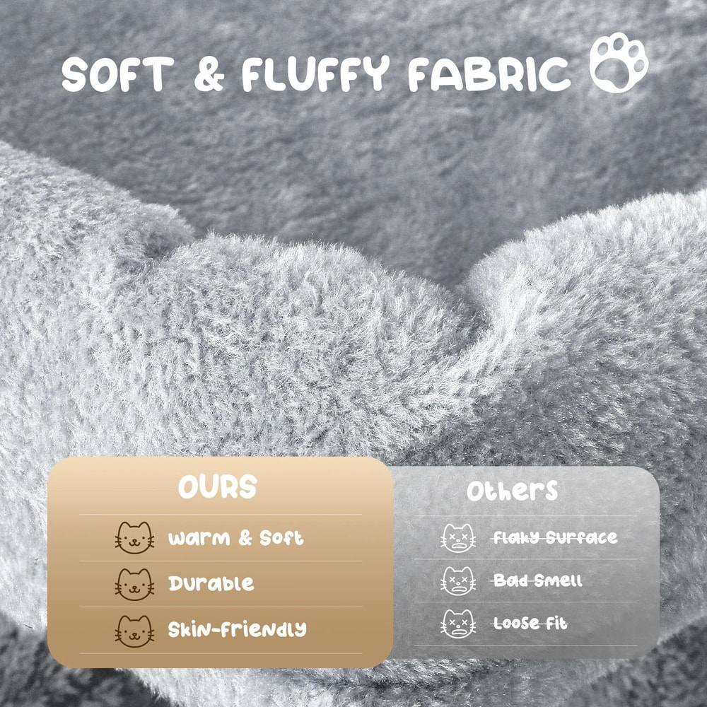 MultiLevel Cat Tree Tower With Scratching Posts Sturdy Kitten For Rest And Play 8