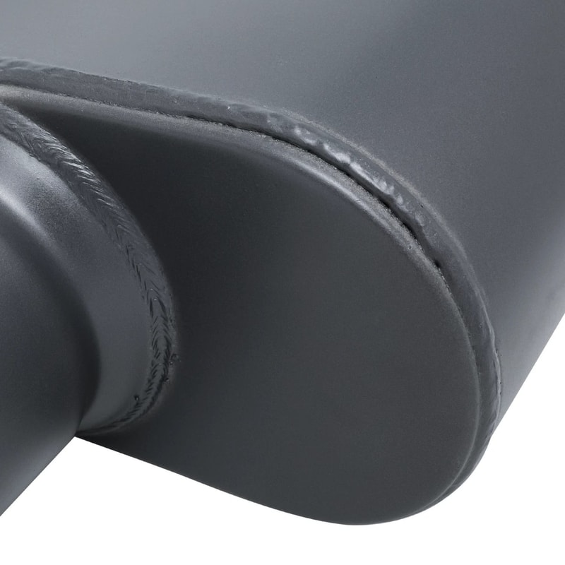 HighPerformance Stainless Steel Single Chamber Exhaust Muffler Universal Fit 1