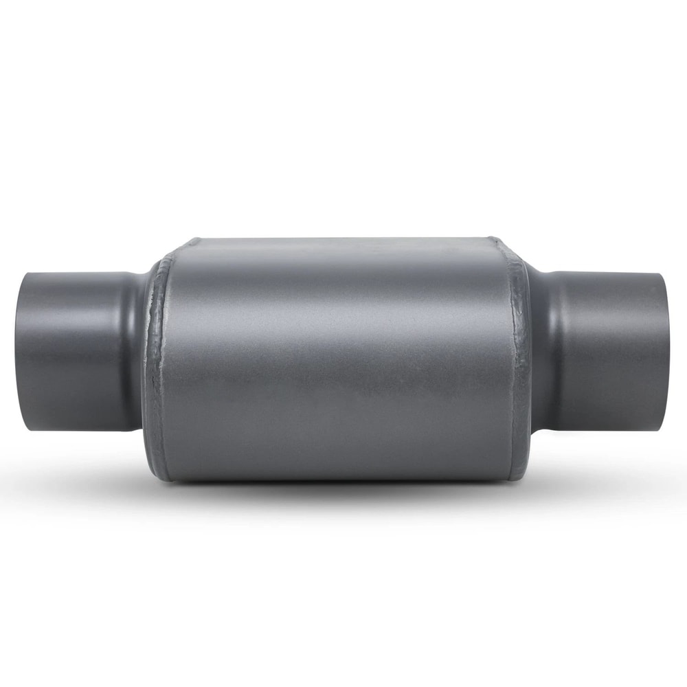 HighPerformance Stainless Steel Single Chamber Exhaust Muffler Universal Fit 4