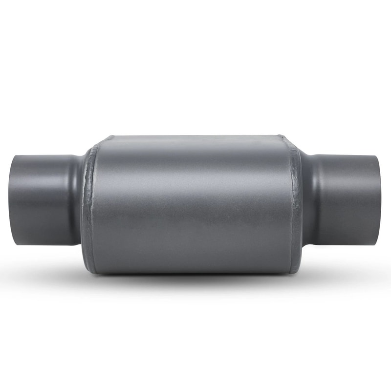 HighPerformance Stainless Steel Single Chamber Exhaust Muffler Universal Fit 4