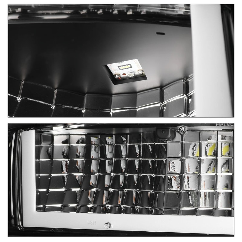 LED Running Light Bar Headlight Bumper Upgrade 4