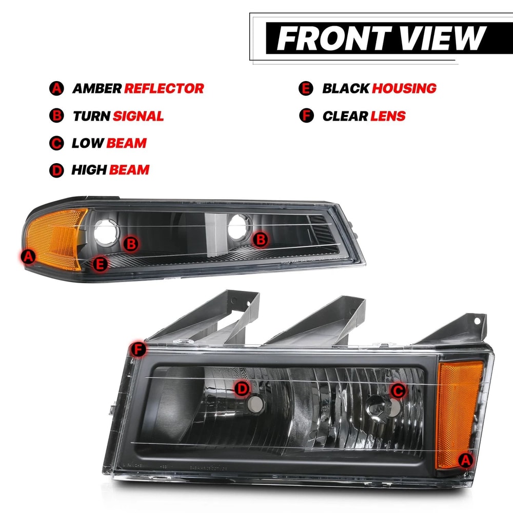 Headlight Bumper Parking Lights 6