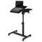 Adjustable Rolling Laptop Desk With Swivel Tilt Portable Sofa Tray Table For Home Office Use 8