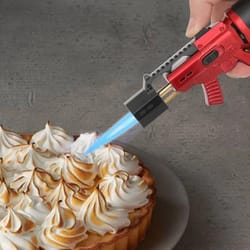 refillable cooking torch – adjustable jet frame multifunctional gun lighter