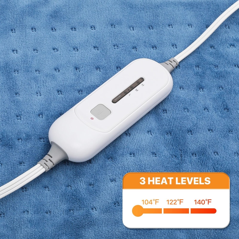 Electric Heating Pad For Muscle Cramps Back Pain Relief With Adjustable Heat Levels 4