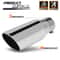 Chrome Slant Exhaust Pipe Tail Muffler Diagonal Cut Roll Tip For Enhanced Vehicle Performance 6