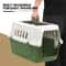Plastic Pet Travel Carrier For Dogs And Cats HardSided Transporter Cage 1