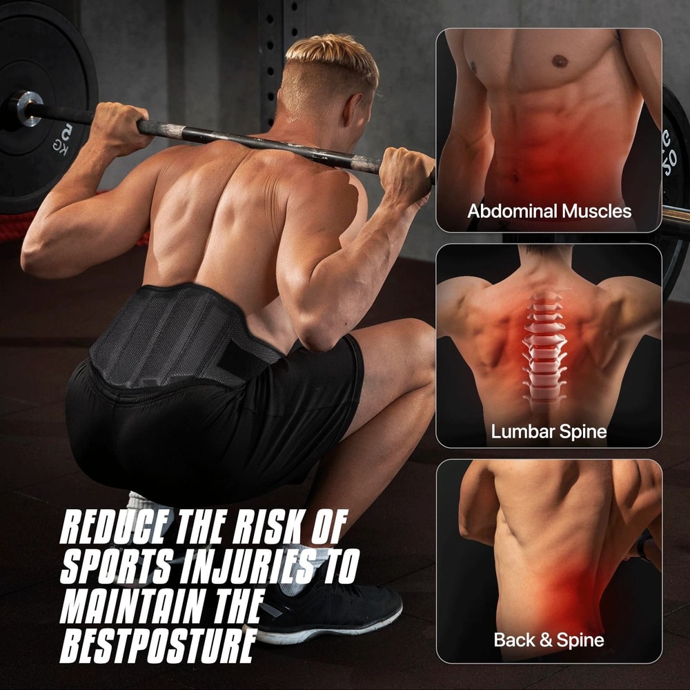 Premium Weight Lifting Belt For Strength Training Gym Bodybuilding Powerlifting Back Support For 2