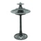 Tall Pedestal Outdoor Fountain Elegant Garden Electric Birdbath For Patio Backyard Decor 8