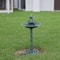 Tall Pedestal Outdoor Fountain Elegant Garden Electric Birdbath For Patio Backyard Decor 6