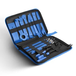 car door trim & radio body clip removal tool kit with storage bag – heavy duty