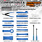Car Door Trim Radio Body Clip Removal Tool Kit With Storage Bag Heavy Duty 3