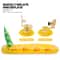 Inflatable Pineapple Pool Lounger Vibrant Floating Raft For Pool Parties PVC Fun Design 1