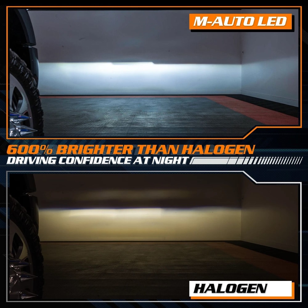 LED Headlight Bulbs Daytime Running Lights 7