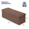 Fabric Storage PU Leather Upholstered Lift Top Footrest With Ample Storage 8