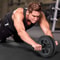 Roller Wheel Abdominal Core Training With Foot Straps Ab Wheel For Total Fitness 0