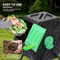 Compact Compost Bin Single Chamber Tumbler Efficient Weatherproof Composter 3