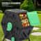 Compact Compost Bin Single Chamber Tumbler Efficient Weatherproof Composter 5