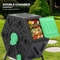 Compact Compost Bin Single Chamber Tumbler Efficient Weatherproof Composter 5