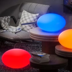 egg shape lamp with color changing light & remote control – home decor lighting