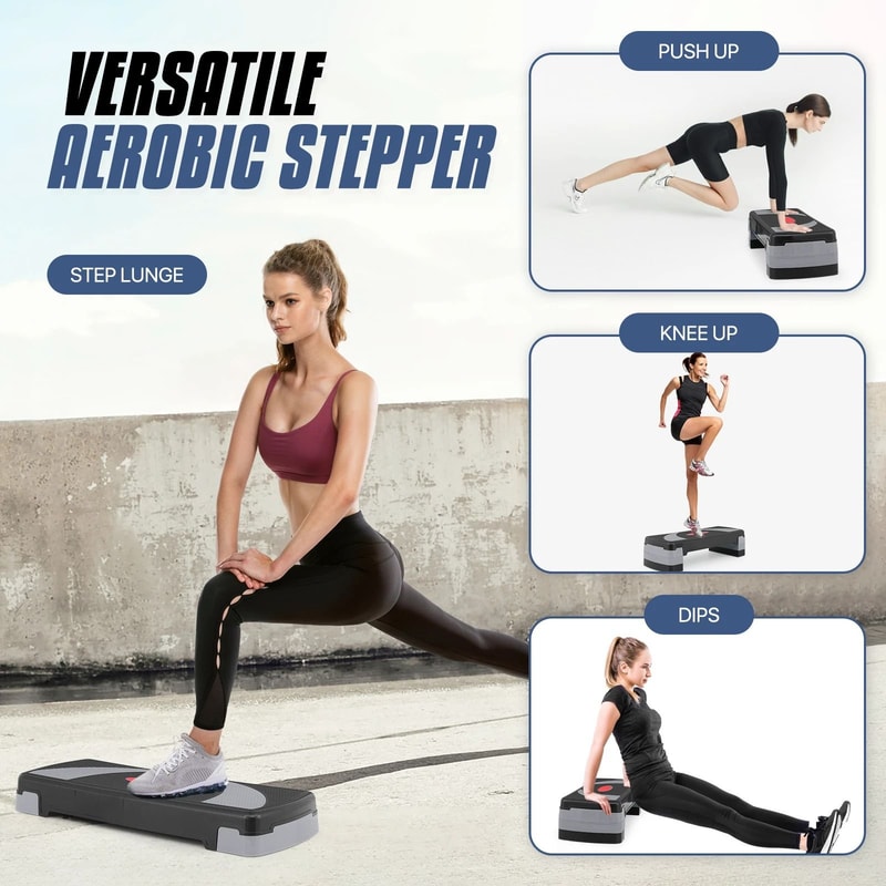 Adjustable Step Platform For Fitness Exercise Gym Workouts 3