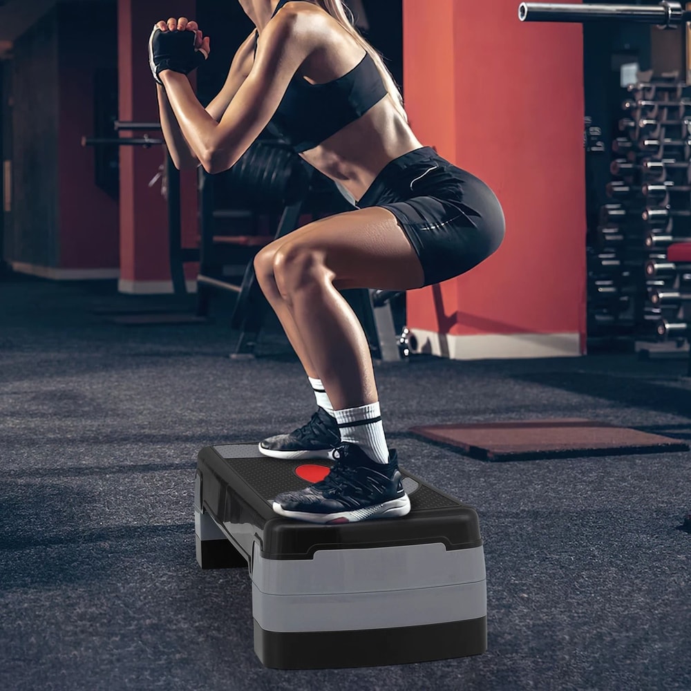 Adjustable Step Platform For Fitness Exercise Gym Workouts 0