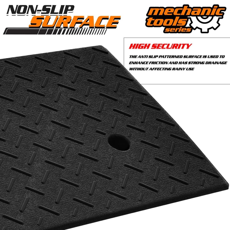 Low Profile Vehicle Maintenance Ramp For Oil Changes 4