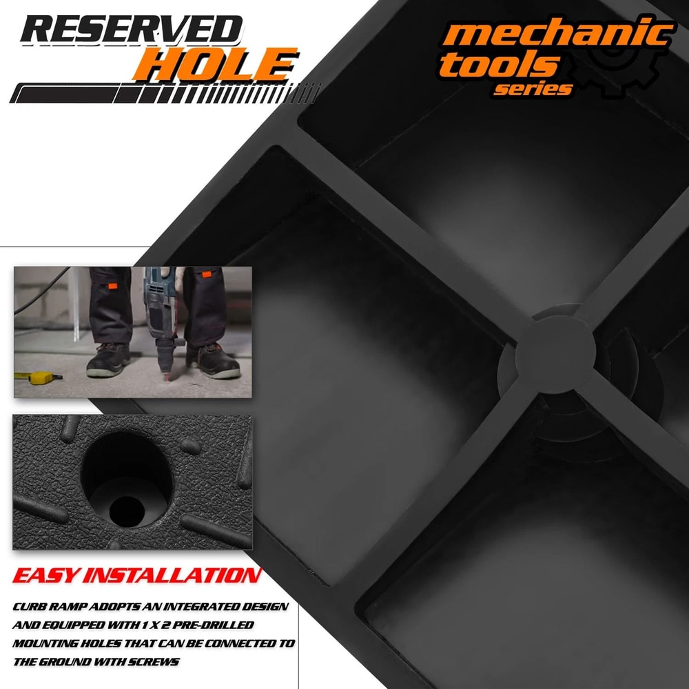 Low Profile Vehicle Maintenance Ramp For Oil Changes 5