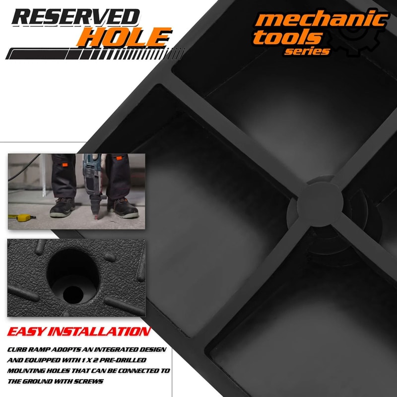 Low Profile Vehicle Maintenance Ramp For Oil Changes 5