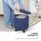 Round Storage Soft Padded Lift Top Footstool With Removable Lid 4