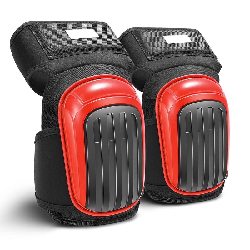 Adjustable Strap Knee Pads For Construction DIY Foam TPR Protection 8