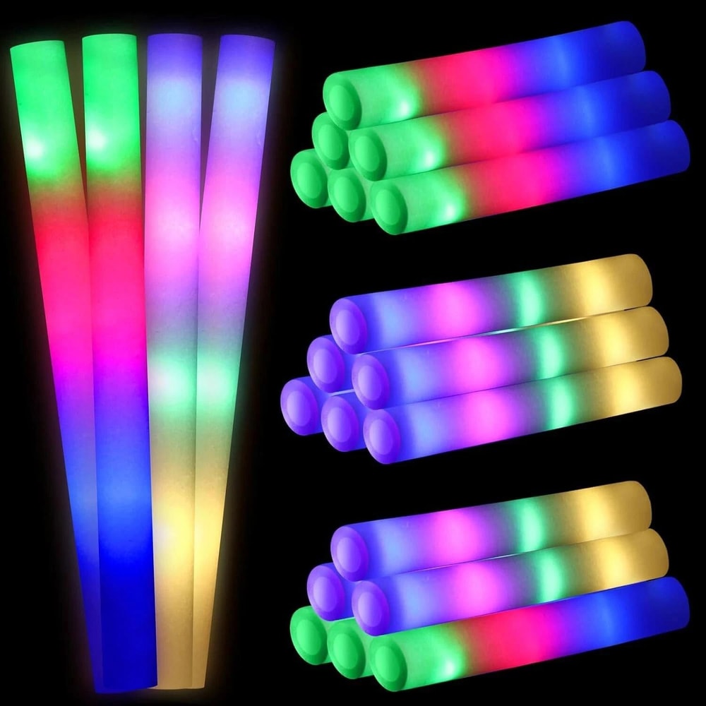 Light Up Foam Sticks Glow Rally Batons DJ Flashing Glow Stick For Parties 9