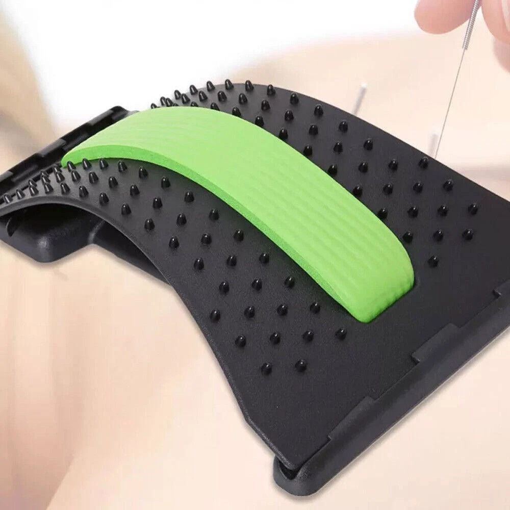 MultiLevel Back Stretcher Lumbar Support Device Pain Relief Posture Aid For Spine Health 0