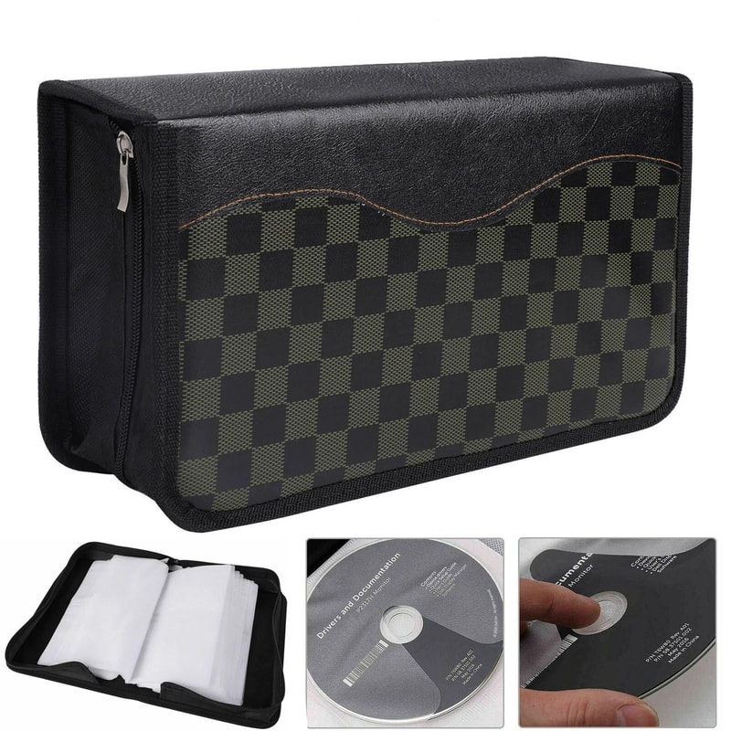 Storage Bag Portable Organizer Holder Wallet For Media Video 5